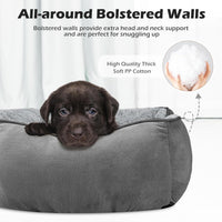 Rectangle Washable Orthopedic Dog Bed for Small - L(30"x 24"x 9") / Light Grey - image 2