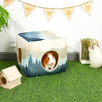 Bienbee Guinea Pig Hideout - Forest Landscape - image 2