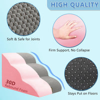 Pet Steps Dog Stairs for Sofa Couch and Bed High Density Sponge Pet - image 4