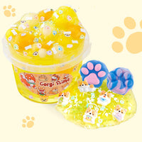Astronaut Galaxy Slime for Kids, Big Slime Bucket with Clay - Yellow Slime - image 4