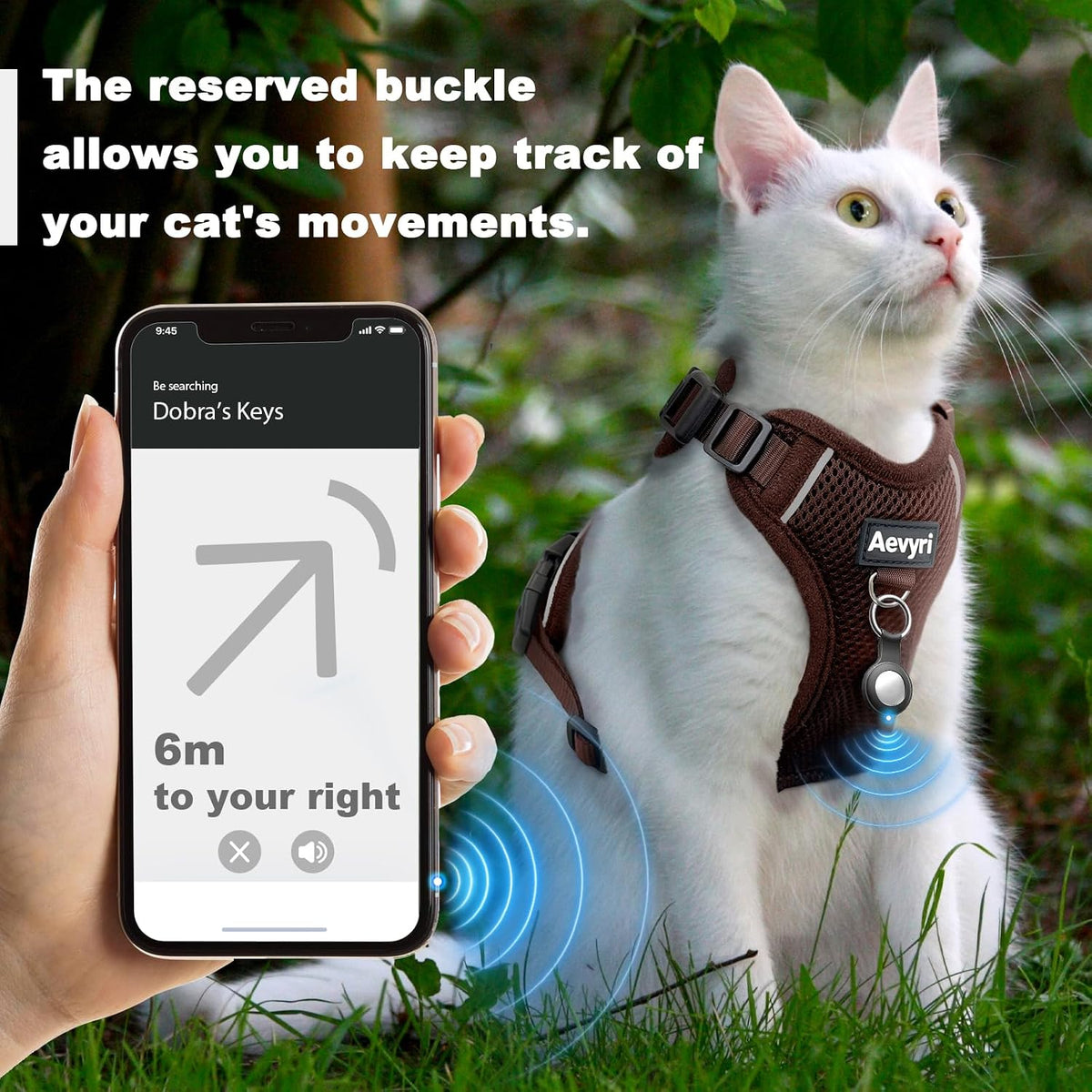 Cat Harness, Cat Harness and Leash for Walking - Brown / S(4-6lb) - image 4