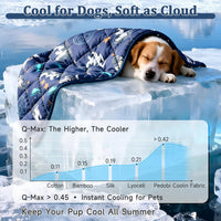 Dog Cooling Mat, Premium Lightweight Pet Cooling Blanket Bed Cover for Dogs, Cat, Puppies | Ice - X-Large / French bulldogs - image 2