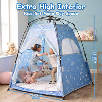 Funsland pink pop up princess play tent for girls with mesh sides - view 7