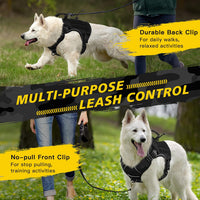 Tactical Dog Harness for Large Dogs - Black / X-Large: 70-120 lbs (Chest:29-39",Neck:21-26") - image 2