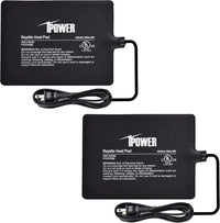 iPower 8 by 12-Inch Reptile Heat Mat Under Tank Heater Terrarium - 2 Pack / 6 X 8 Inch