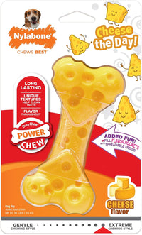 Nylabone Lobster Power Chew Toy for Dogs - Cheese 1 Pack / Medium