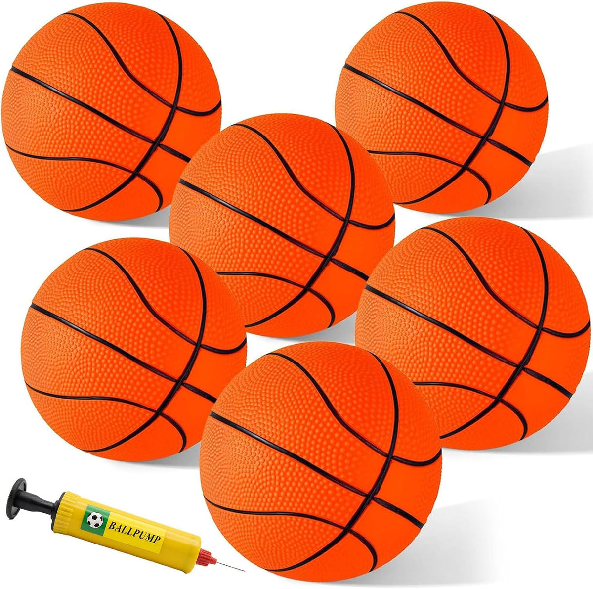 Shindel 5 Inch Mini Basketball - Orange
