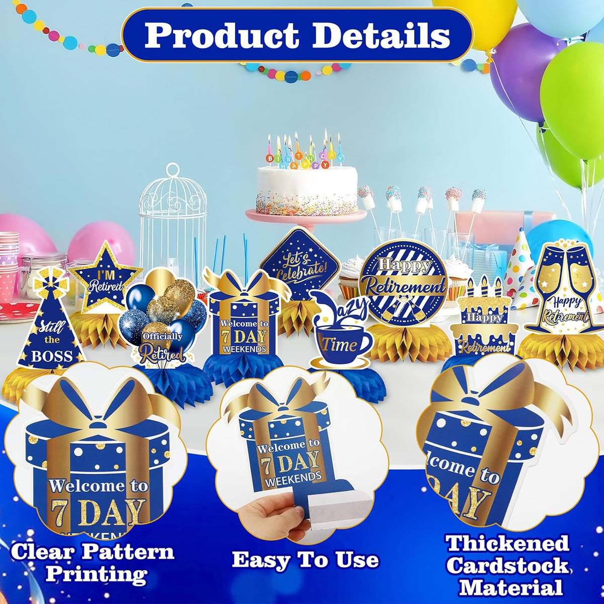 10 Pcs Retirement Party Decorations - Retirement Style B - image 4