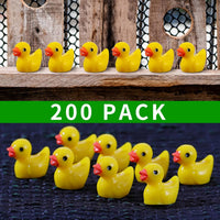 EKisemio100 Pcs Mini Resin Ducks Bulk - 200 - image 2
