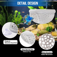 Multi-Functional Betta Hammock Feeding Bed - Marble-colored - image 3