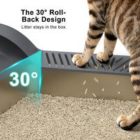 AIPERRO Stainless Steel Litter Box - Dark Grey / XXX-Large - image 3