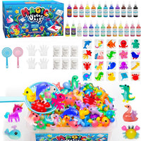 Kiditos Magic Water Elf Toy Kit, Squishies for Kids - 25 Sea Creature Colors / 25 Count