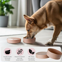 Barkin’ Trails Travel Dog Bowls, Portable Outdoor Water - Mocha - image 4