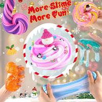 6 Pack Halloween Slime Kit, Cloud Butter Slime for Girls Boys – Fun for Kids & Family - 15 Pack Christmas Slime - image 3