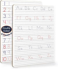 Scribbledo Alphabet Tracing Whiteboard, Dry Erase Lapboard 9x12 – Fun for Kids & Family - 1 Board