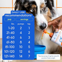 Native Pet Pack Leaders Bundle - Daily Dog Multivitamin (7 oz.) & Omega Oil for Dogs (8 oz.) - Omega 3 Fish Oil for Healthy Skin, Shiny Coat, & Strong Joints & Daily Multivitamin for Dogs