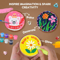 EPUMP Glow in the Dark Wooden Painting Kit for Kids - Wooden Painting Kit - image 3