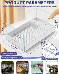 MoonOrange Turtle Tank Kit - L Set-23.6'' x 14.1'' x 10.4'' - image 3