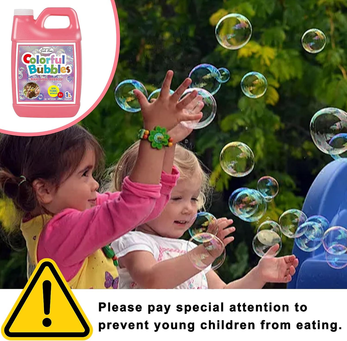 Lulu Home 33.8 OZ/1 L Concentrated Bubble Solution - Pink - image 4