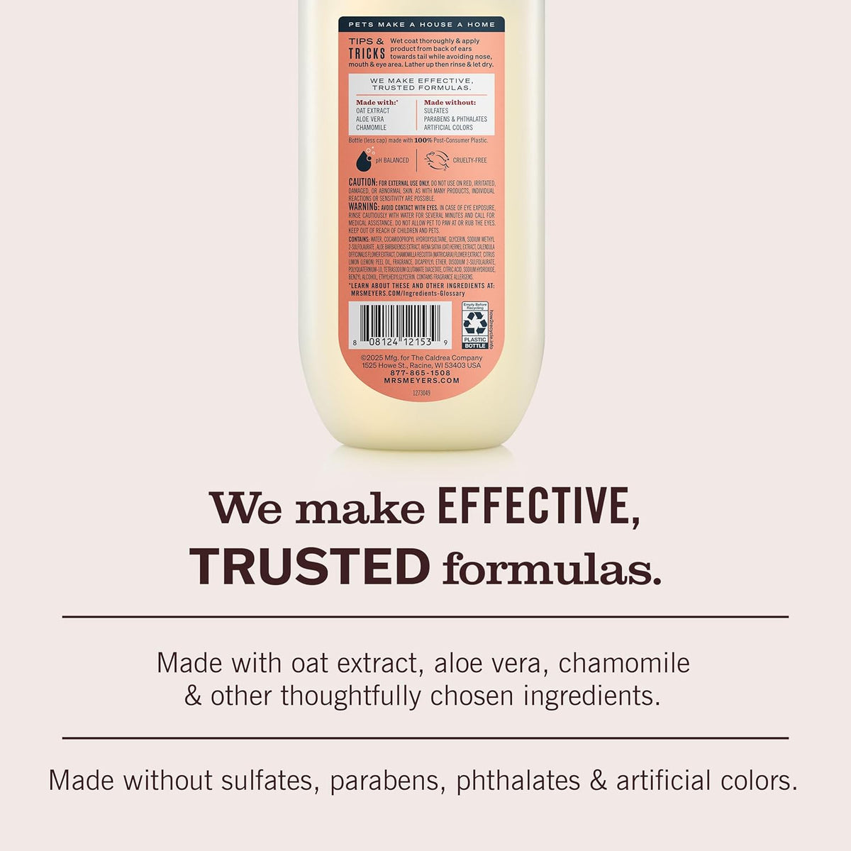 MRS. MEYER'S Clean Day Dog Deodorizing Spray, White Peach Scent - White Peach / 14oz - image 4