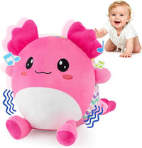 Musical Crawling Crab Baby Toy - Axolotl-pink