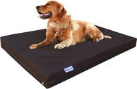 XL Orthopedic Memory Foam Dog Bed with Machine Washable Cover - XL 47" Length X 29" Width / Ballistic in Brown