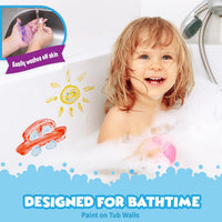 Tub Works Bath Paint Soap Bath Toy, Classic 6 Pack, Non-Toxic - Classic - image 3