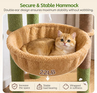 Globlazer Extra Tall Cat Tree Tower for Indoor Cats, F76 - Cactus / 54 inch - image 3