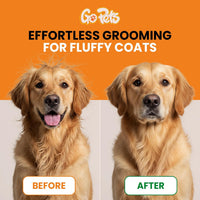 2-in-1 Deshedding & Dematting Comb & Grooming Brush for Dogs & Cats – Essentials for Dogs - Double Row Dematting Comb - image 4