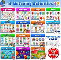Curious 2 Learn Busy Book for Toddlers 3-5 - Blue - image 2