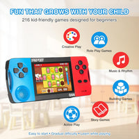 Handheld Games for kids Built-in 200+ Classic Retro Games - Blue - image 3