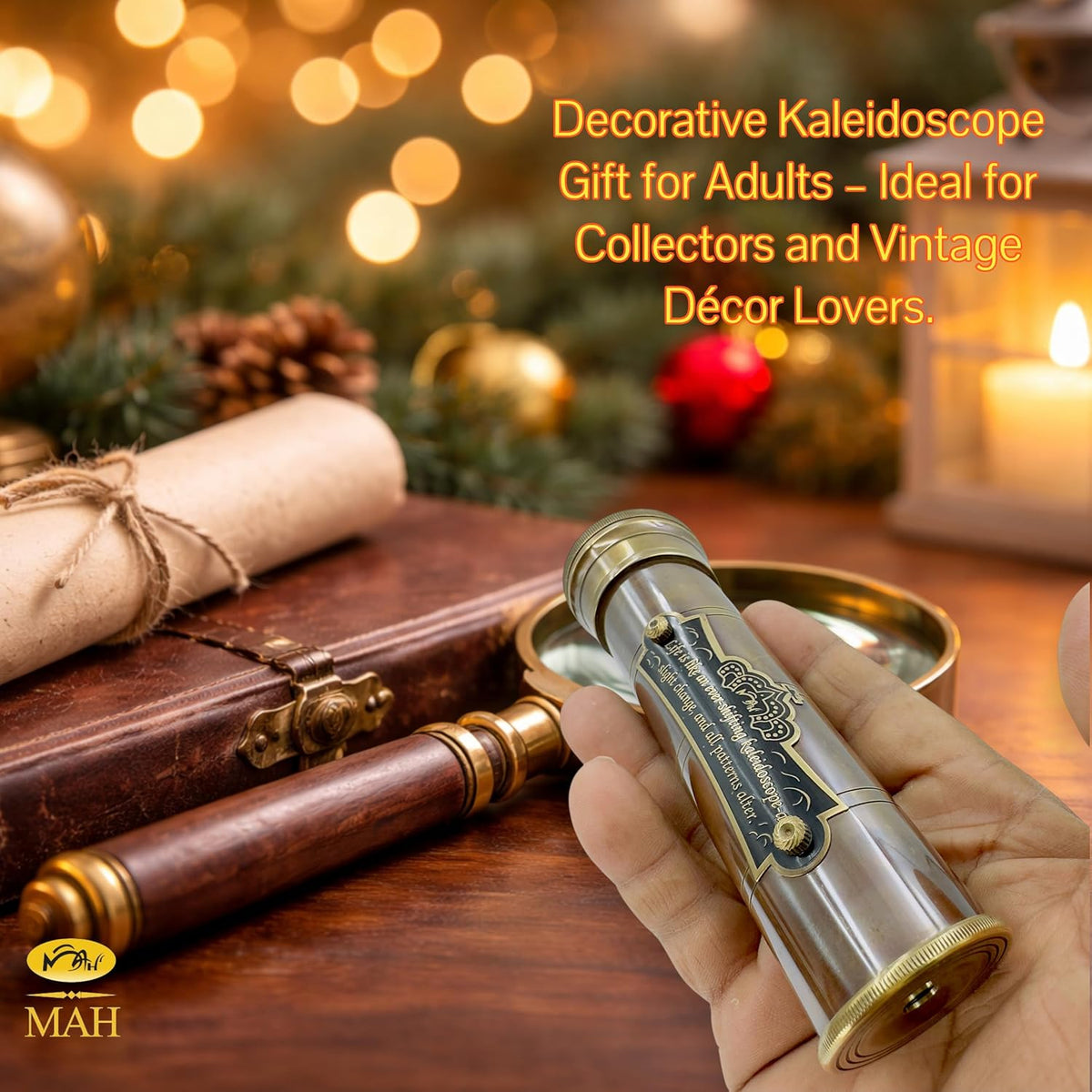 MAH Handcrafted Brass Kaleidoscope - Kaleidoscope – Wonder Edition 1 - image 2