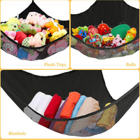 Stuffed Animal Net or Hammock, Stuffed Animal Net - Black / 83 Inch (Pack of 2) - image 4