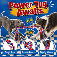 Forfon Tough & Strong Dog Rope Toy for Aggressive Chewers – Essentials for Dogs - Regular color - image 4