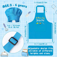 R HORSE Kid Apron and Chef Hat Set - A-maize-ing Young Chef - image 3
