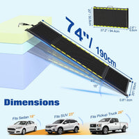 74"L x 20"W Extra Wide Dog Ramp for Car - image 2