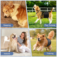 5 Pack Dog Diapers Male, High Absorbing Dog Wraps - X-Large / Black - image 4