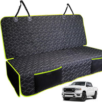 Dog Car Seat Covers for Back Seat - Bench-61"W / Green