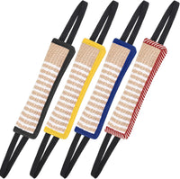 Kacctyen 4 Pack Jute Dog Tug Toys, 11.8" Tug of War Rope Toy - Classic / 4