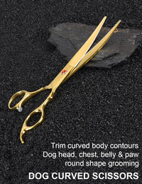 Dog Grooming Scissors Kit - Gold 5 Piece / 5 - image 2