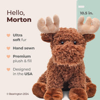 Bearington Collection Echo 7.5 inch black bat Halloween plush with orange wings and ears - view 20