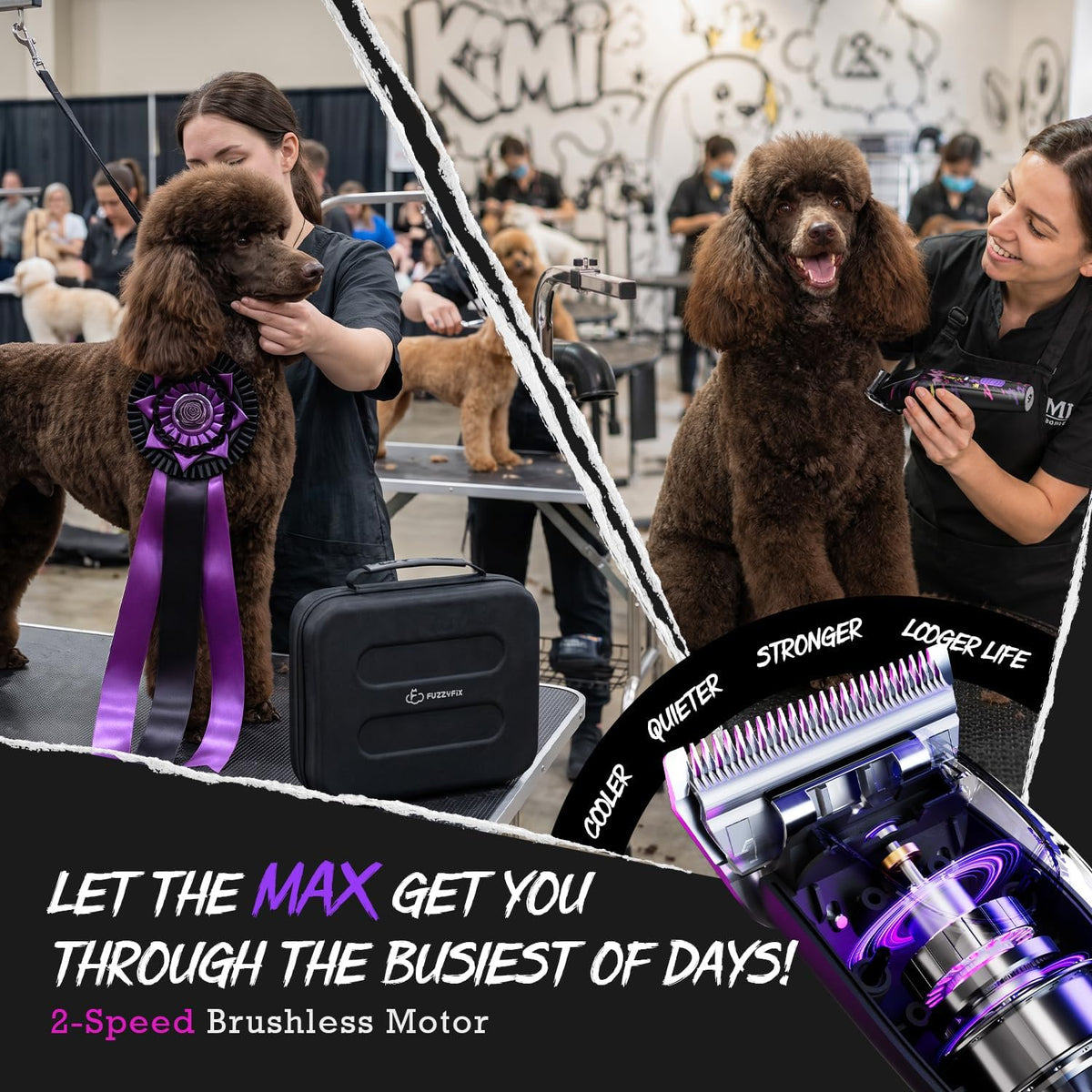 Professional Dog Clippers for Grooming with Detachable Wide Blade – Essentials for Dogs - image 4