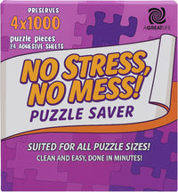 Permanent Adhesive Puzzle Saver Sheets, Preserve 2, No Stress - 24 Sheets