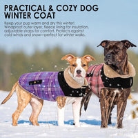 Dog Winter Coats for Small Dogs Puppies - Purple / Medium - image 4