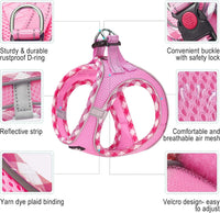 haapaw Dog Harness with Leash Set - L / Pink - image 2