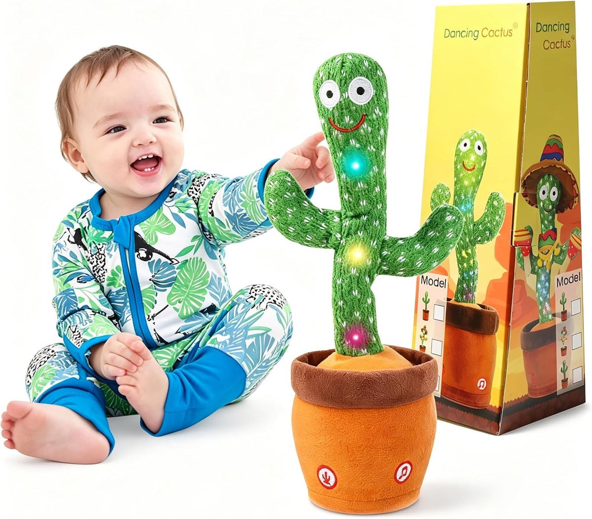 MIAODAM Dancing Talking Giraffe Toys - Cactus Toy
