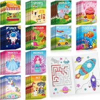 BenLouis Mini Coloring Books Bulk for Kids Ages 4-8-12 （24pcs Classic） – Fun for Kids & Family - 60 / Classic