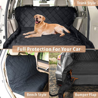 F-color SUV Cargo Liner for Dogs - Black / Medium - 81" Long - image 3