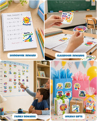 JCFIRE Halloween Stickers for Kids - Reward Stickers 100 Pcs - image 3