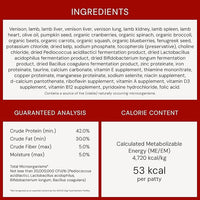 Stella & Chewy's Freeze-Dried Raw Dinner Patties - Venison Blend Recipe - High Protein Grain-Free Puppy & Dog Food - Perfect For Picky Eaters - 14 Oz